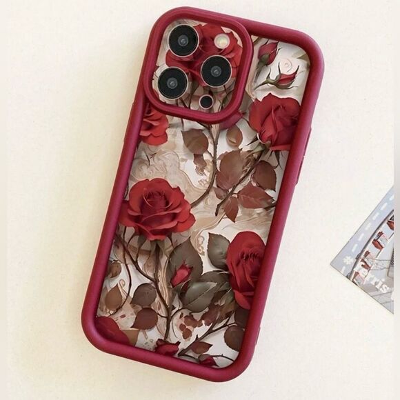 Rose Garden Protective Phone Case for iPhone 15 - Picture 3 of 5